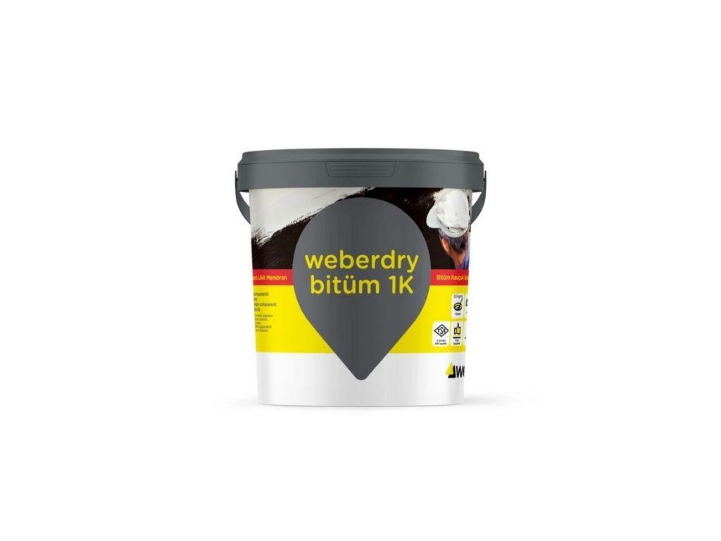 Weberdry Bitüm 1K | Water-Based, Single-Component Waterproofing Material