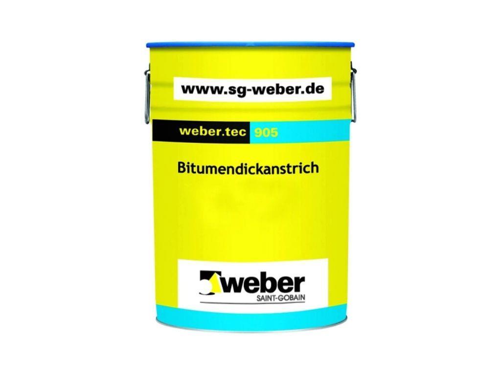 Weber Ebertec 905 | Bitumen-Based UV-Resistant Liquid Waterproofing Membrane