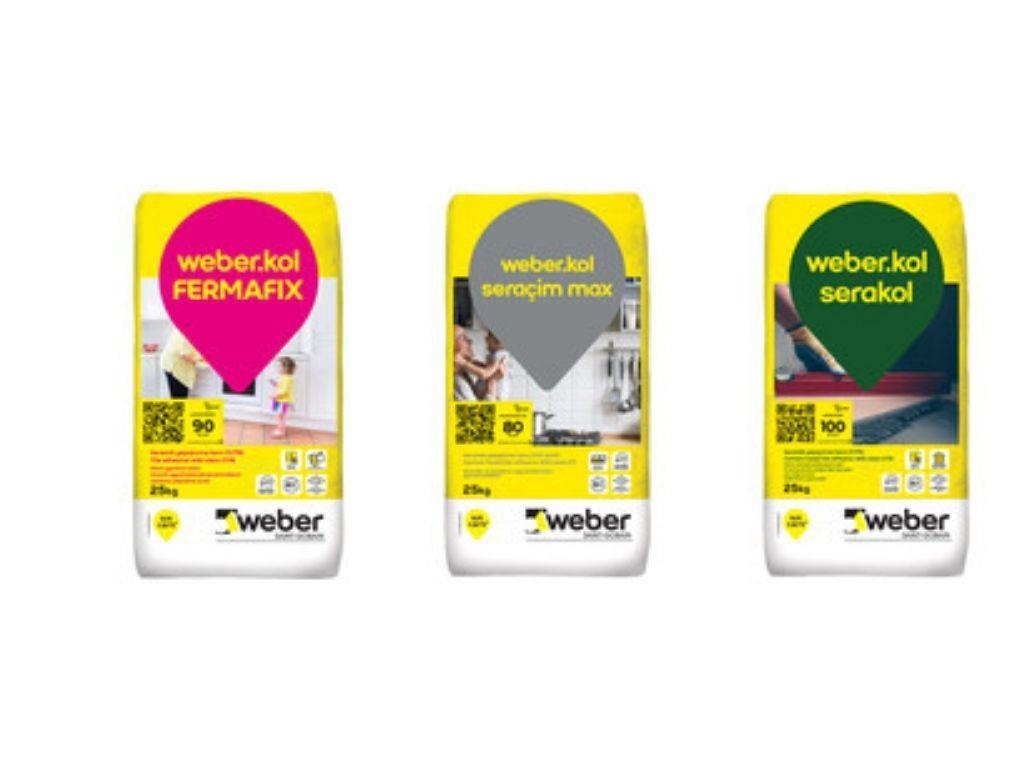 Weber Standard Tile Adhesives | Weberkol Serakol, Weberkol Seracim, Weberkol Serakol Konfor, Weberkol Fermafix & Weberkol Dinamik