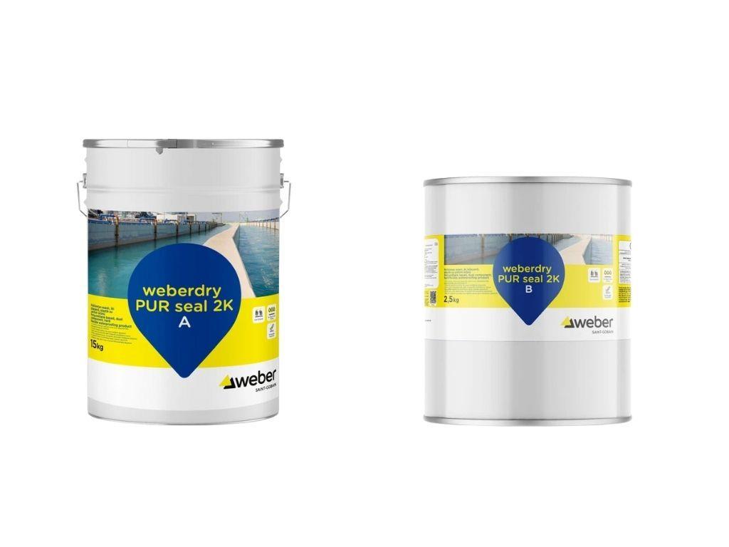WEBERDRY PUR SEAL 2K | Two-Component Polyurethane-Based Elastic Waterproofing Membrane