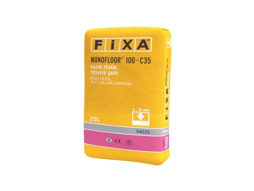 FİXA MONOFLOOR 100 C35 | Ready-to-Use Self-Leveling Floor Screed | Features and Applications