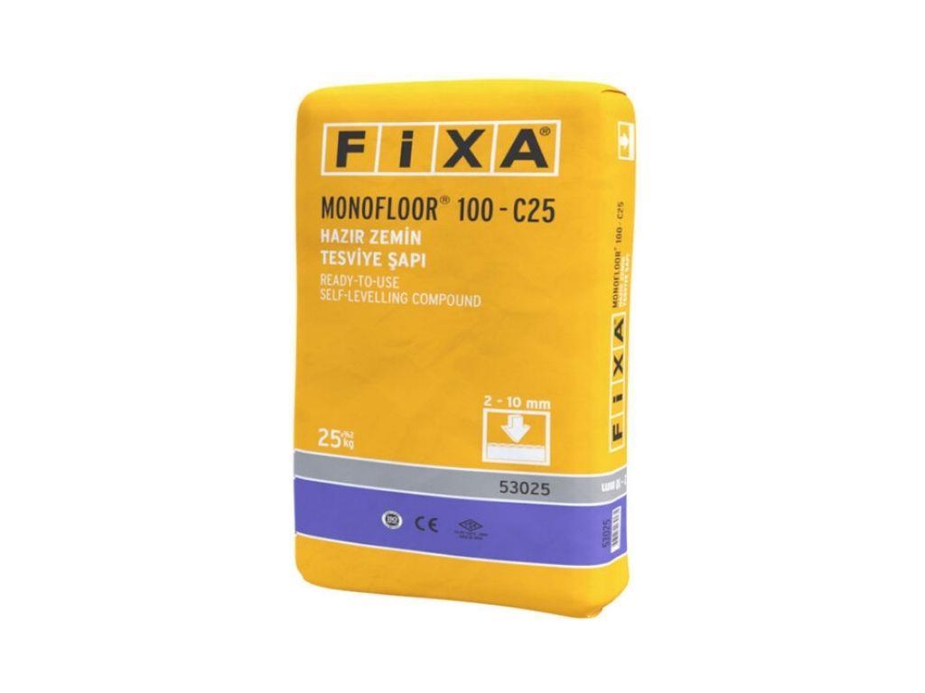 FİXA MONOFLOOR 100 C25 | Ready Self-Leveling Floor Screed | Features and Applications