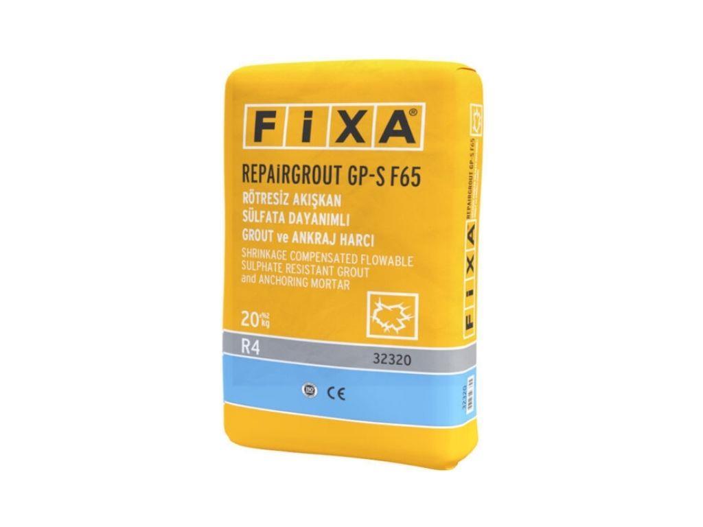 FİXA REPAIRGROUT GP-S F65 – Sulfate Resistant Non-Shrink Flowable Grout and Anchoring Mortar