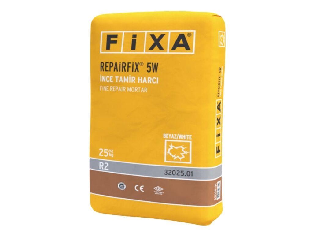 FİXA REPAIRFIX 5W | White Cement-Based Fine Repair Mortar