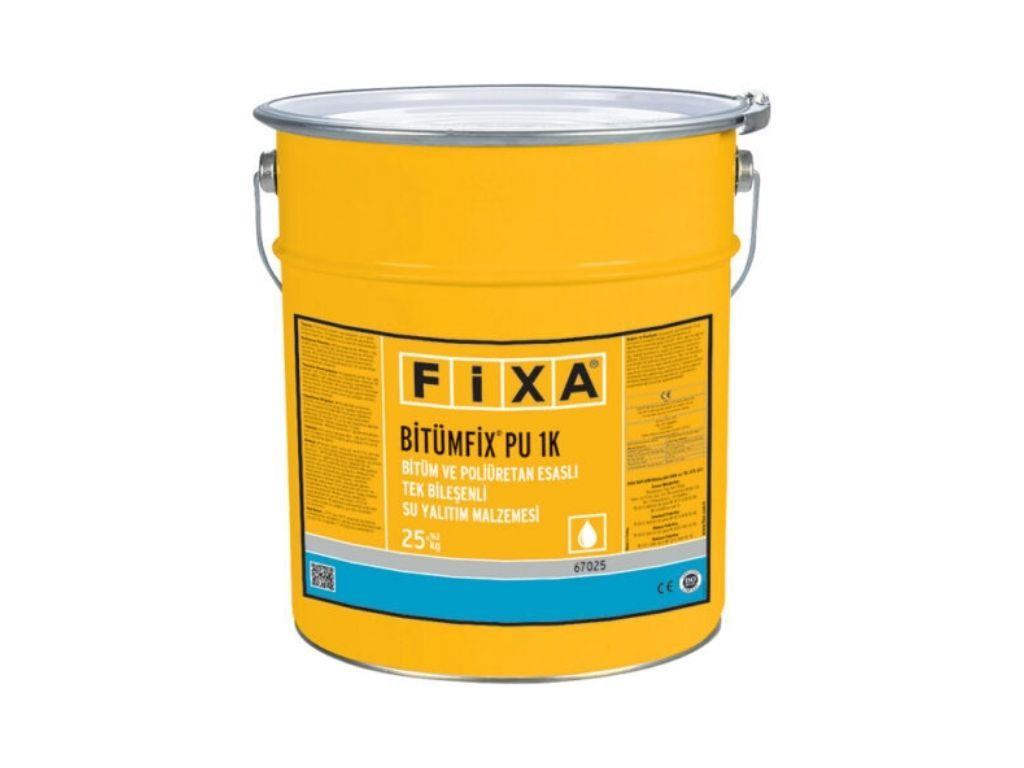 FİXA BİTÜMFİX PU 1K | Single-Component Bitumen + Polyurethane Waterproofing Membrane
