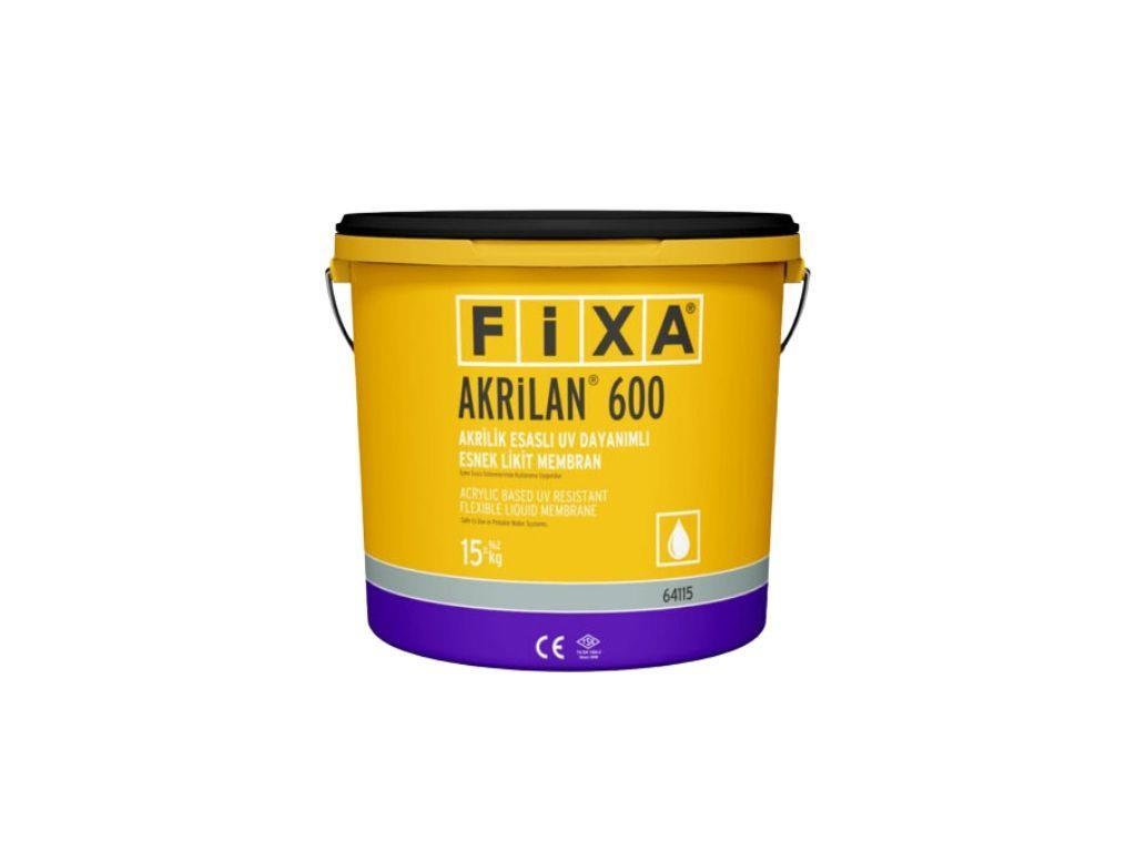 FİXA AKRİLAN 600 | UV-Resistant Acrylic-Based Flexible Liquid Membrane