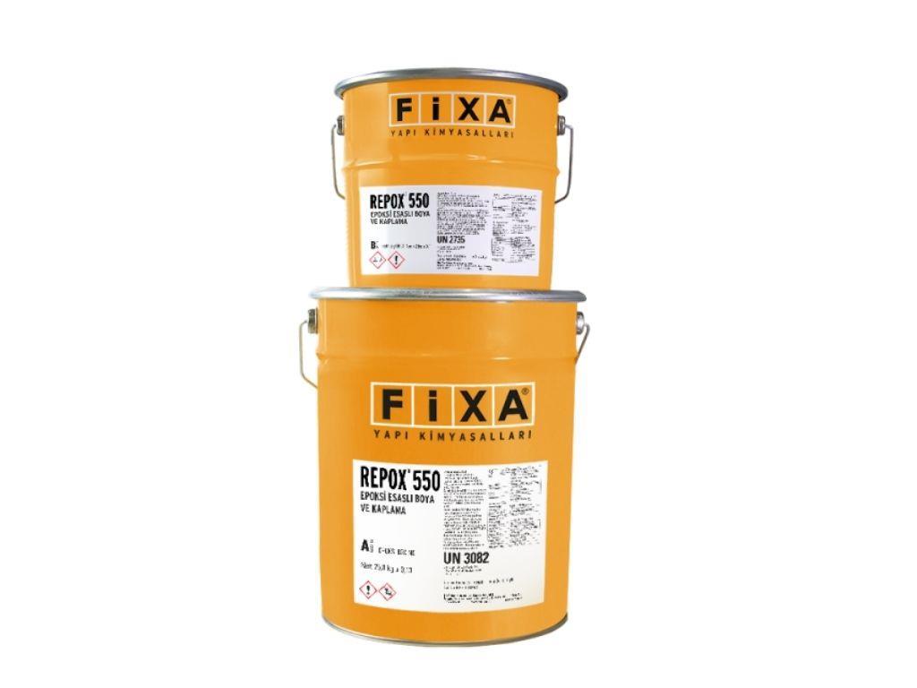 FİXA REPOX 550 | Epoxy Based Paint and Coating – High Chemical and Mechanical Resistance