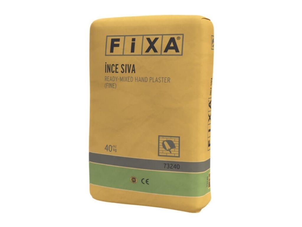 FİXA FINE PLASTER | Cement-Based Ready-Mix Finishing Plaster – Perfect Surface Before Painting and Coating