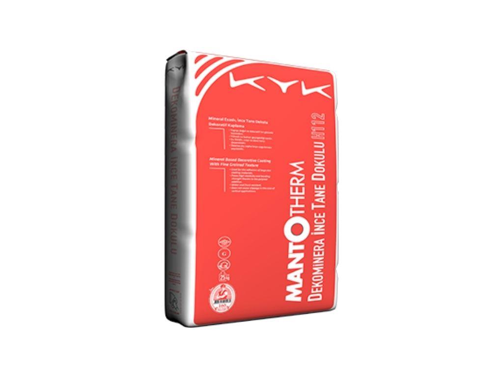 KYK Mantotherm Dekominera H112 | İnce Tane Dokulu Beyaz Çimento Esaslı Dekoratif Kaplama