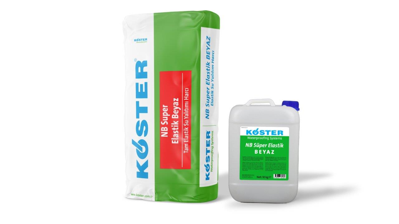 KÖSTER NB Super Elastik BEYAZ | Çimento Esaslı UV Dayanımlı Su Yalıtımı Harcı