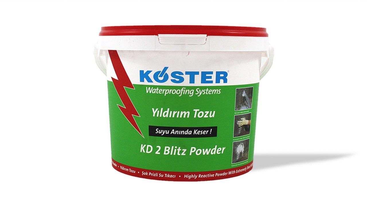 KÖSTER Yıldırım Tozu | Şok Prizli Su Tıkaç Harcı Ile Anında Su Durdurma