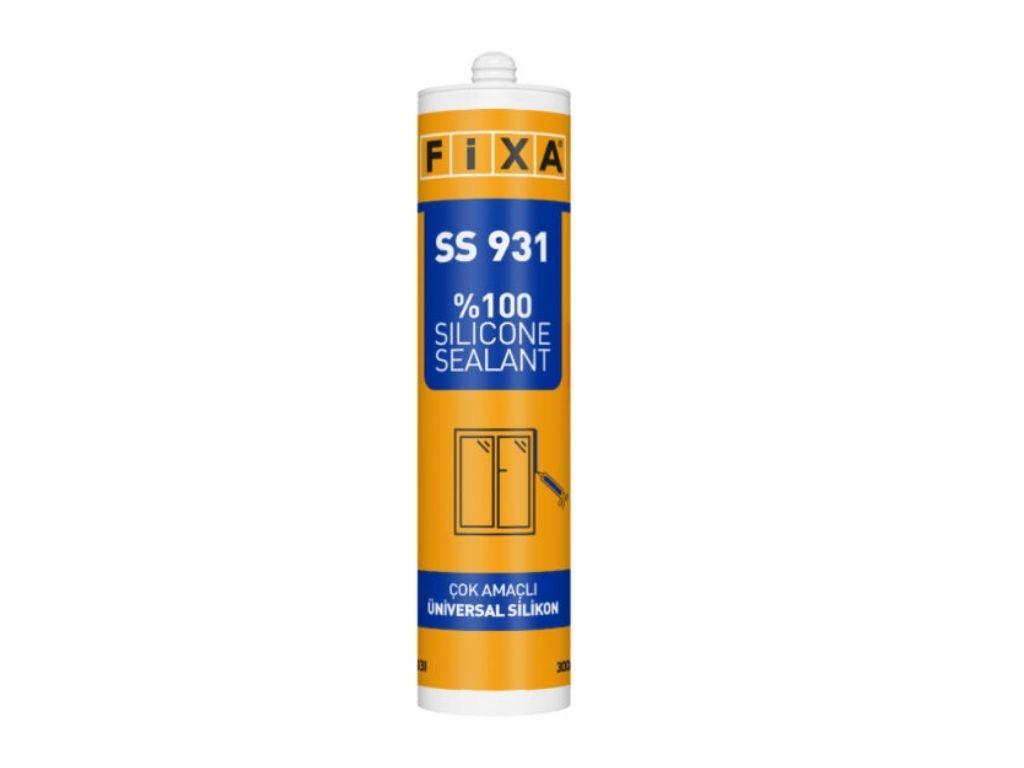 FİXA SS 931 Üniversal Silikon (%100 Silikon) | Teknik Özellikler ve Kullanım Alanları