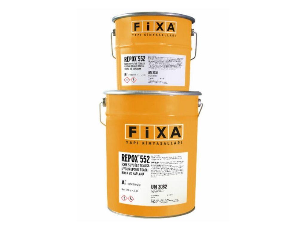 FİXA REPOX 552 | İçme Suyu ile Temasa Uygun Epoksi Boya ve Kaplama – Solventsiz ve Hijyenik Yüzey