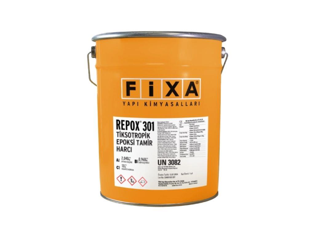 FİXA REPOX 301 | Tiksotropik Epoksi Esaslı Üç Bileşenli Tamir Harcı