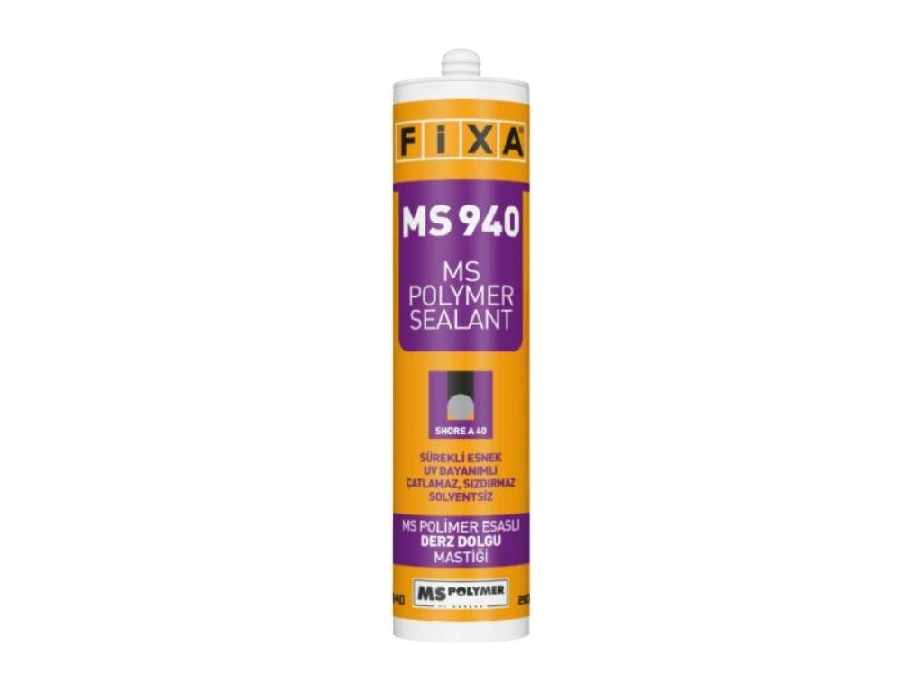 FİXA POLYMERA MS 940 | Yüksek Modüllü MS Polimer Esaslı Derz Dolgu Mastiği ve Yapıştırıcı