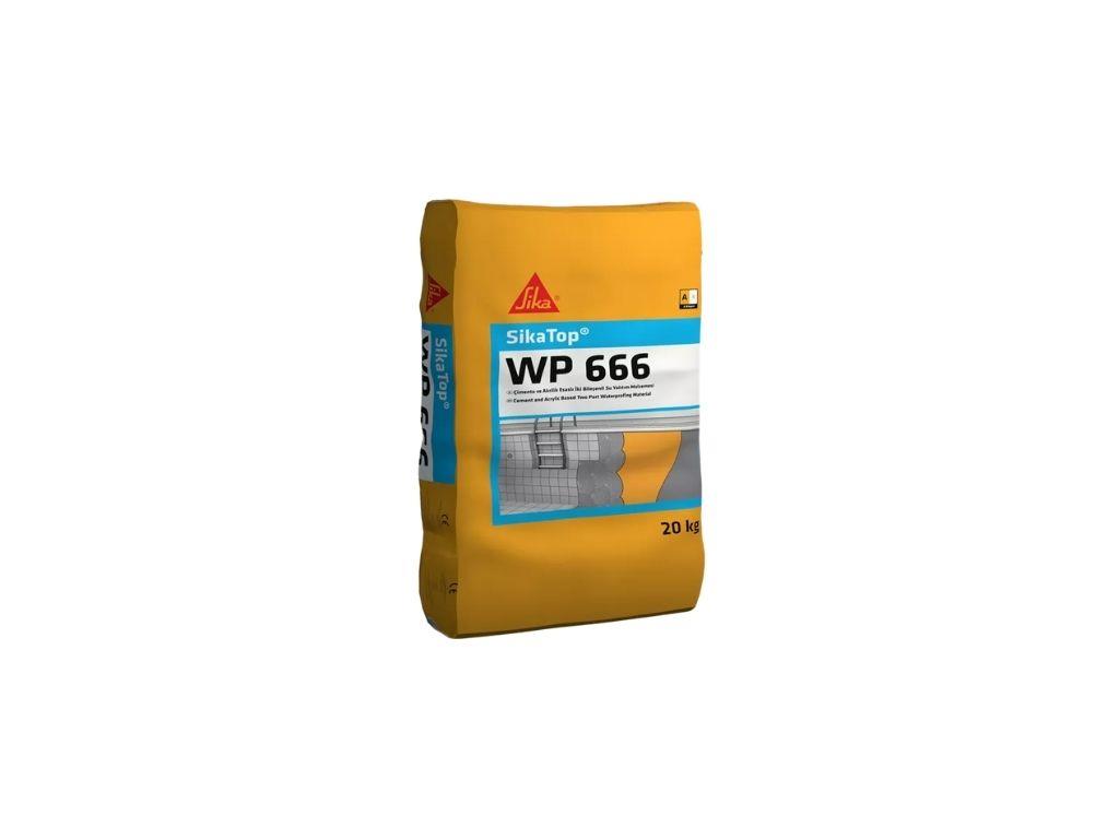 SikaTop® WP 666 | Çimento ve Akrilik Esaslı Esnek Su Yalıtım Malzemesi