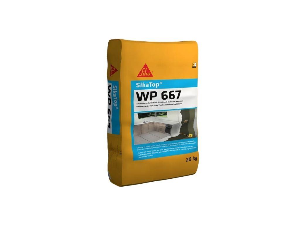SikaTop® WP 667 | Çimento ve Akrilik Esaslı İki Bileşenli Su Yalıtım Malzemesi